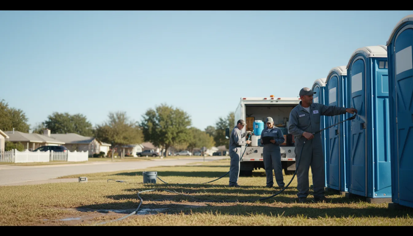 Long-Term Portable Toilet Rental in Crump, TN near me